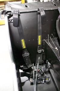 Caterham Academy seat belts