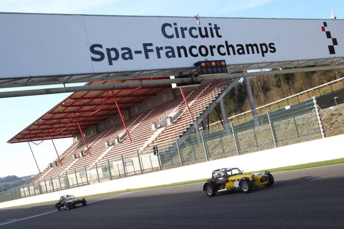 Caterham Academy at Spa track day