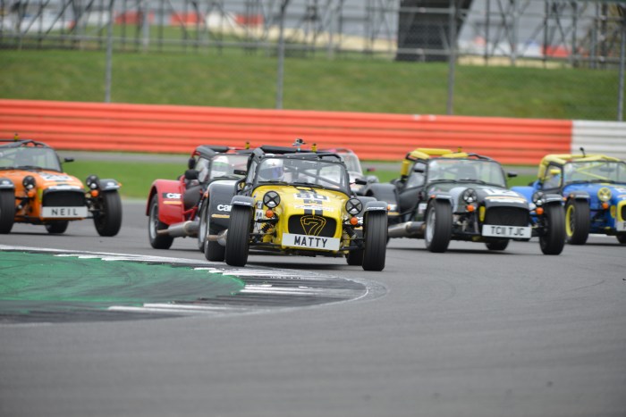 Caterham Academy 2017 - Leading at Silverstone