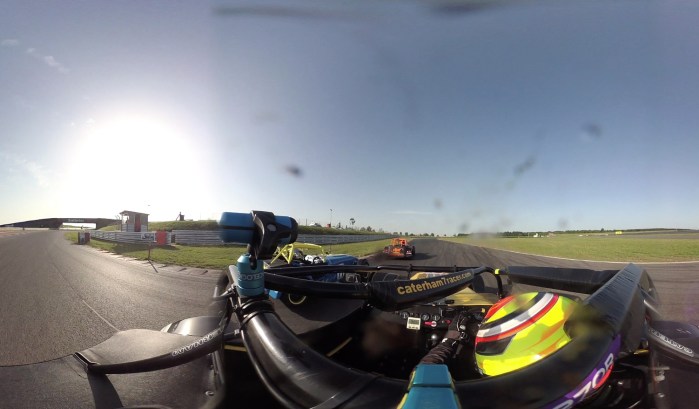 Snetterton Caterham 270R race 1 side by side